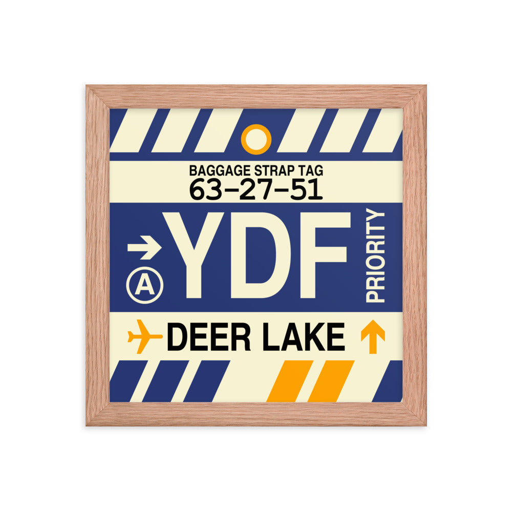 Travel-Themed Framed Print • YDF Deer Lake Souvenir • YHM Designs - Image 06