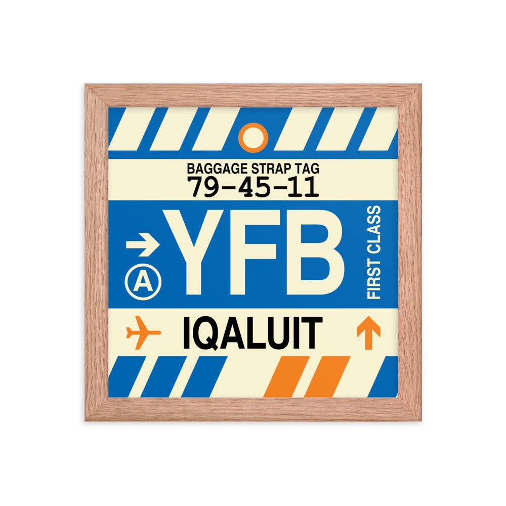 Travel-Themed Framed Print • YFB Iqaluit Souvenir • YHM Designs - Image 06