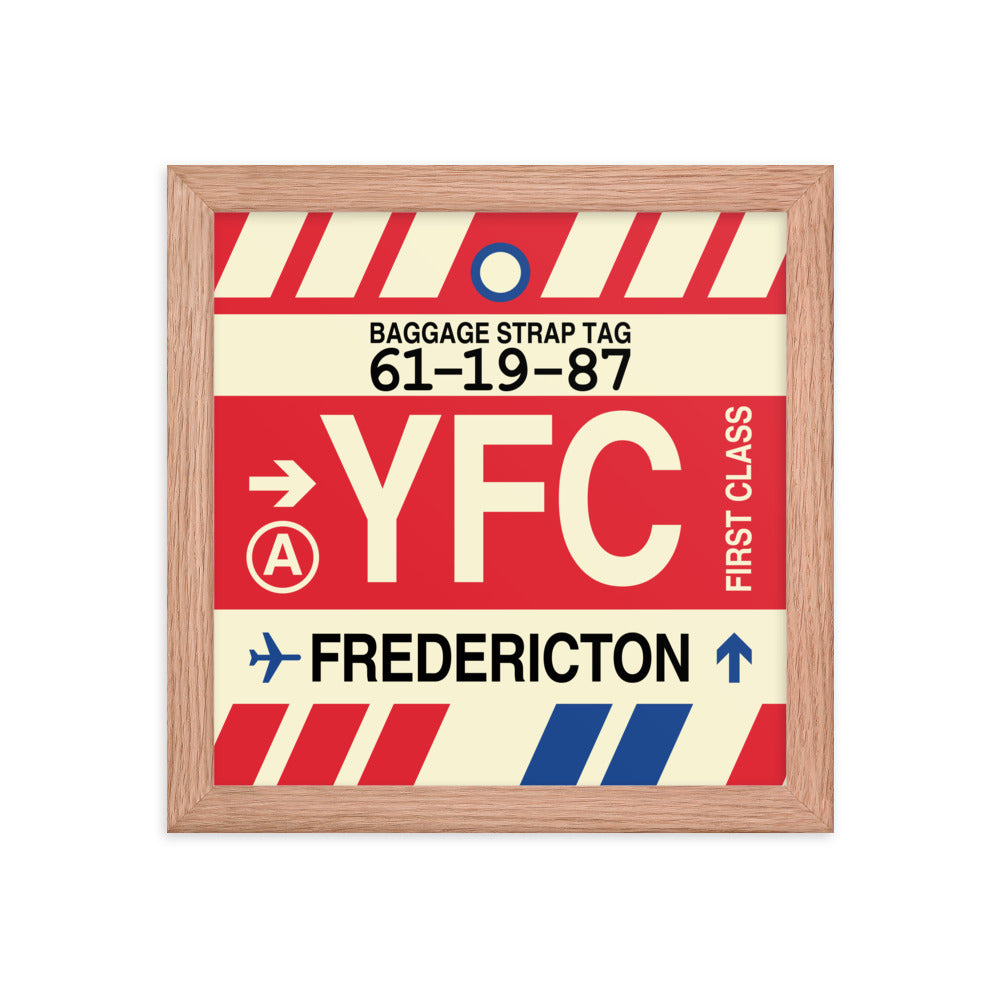 Travel-Themed Framed Print • YFC Fredericton Souvenir • YHM Designs - Image 06