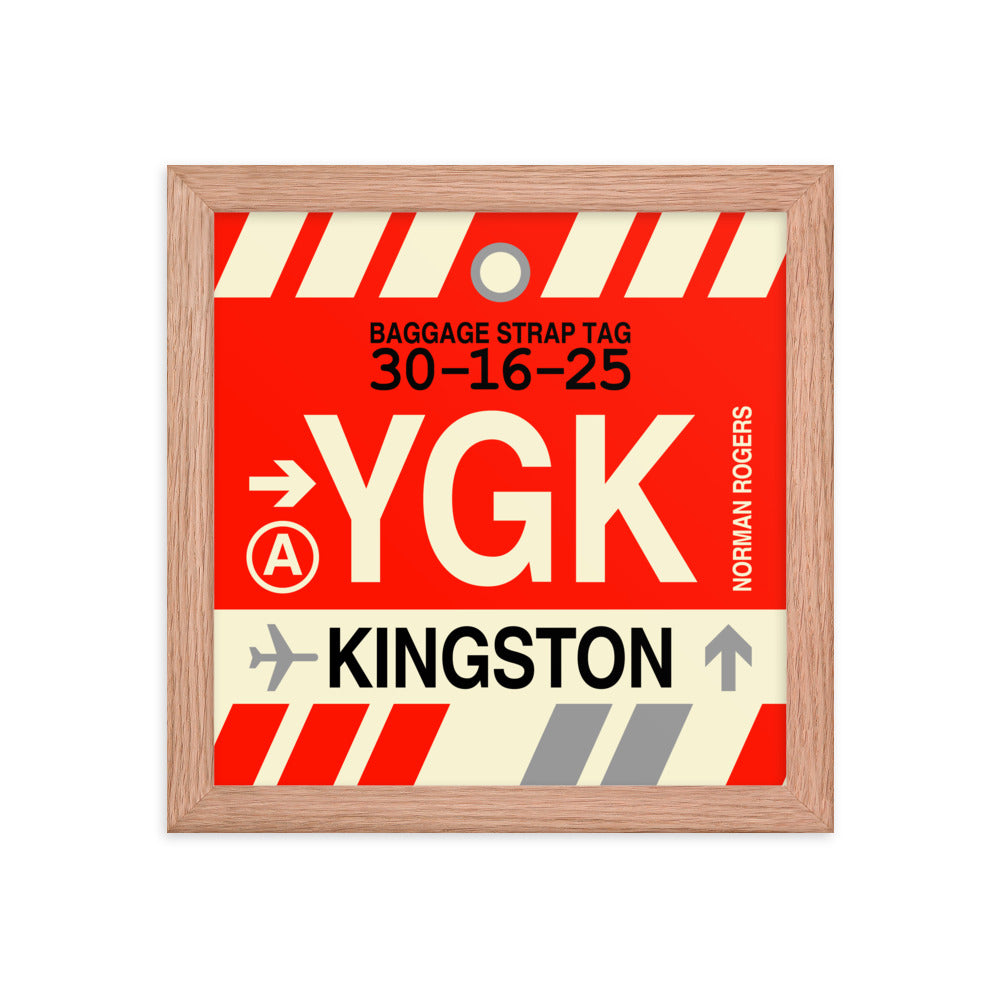 Travel-Themed Framed Print • YGK Kingston Souvenir • YHM Designs - Image 06