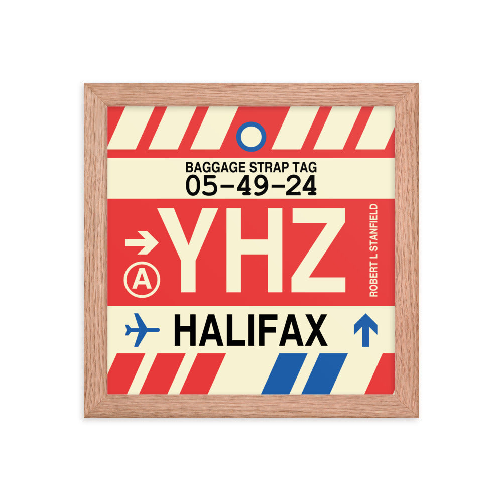 Travel-Themed Framed Print • YHZ Halifax • YHM Designs - Image 06