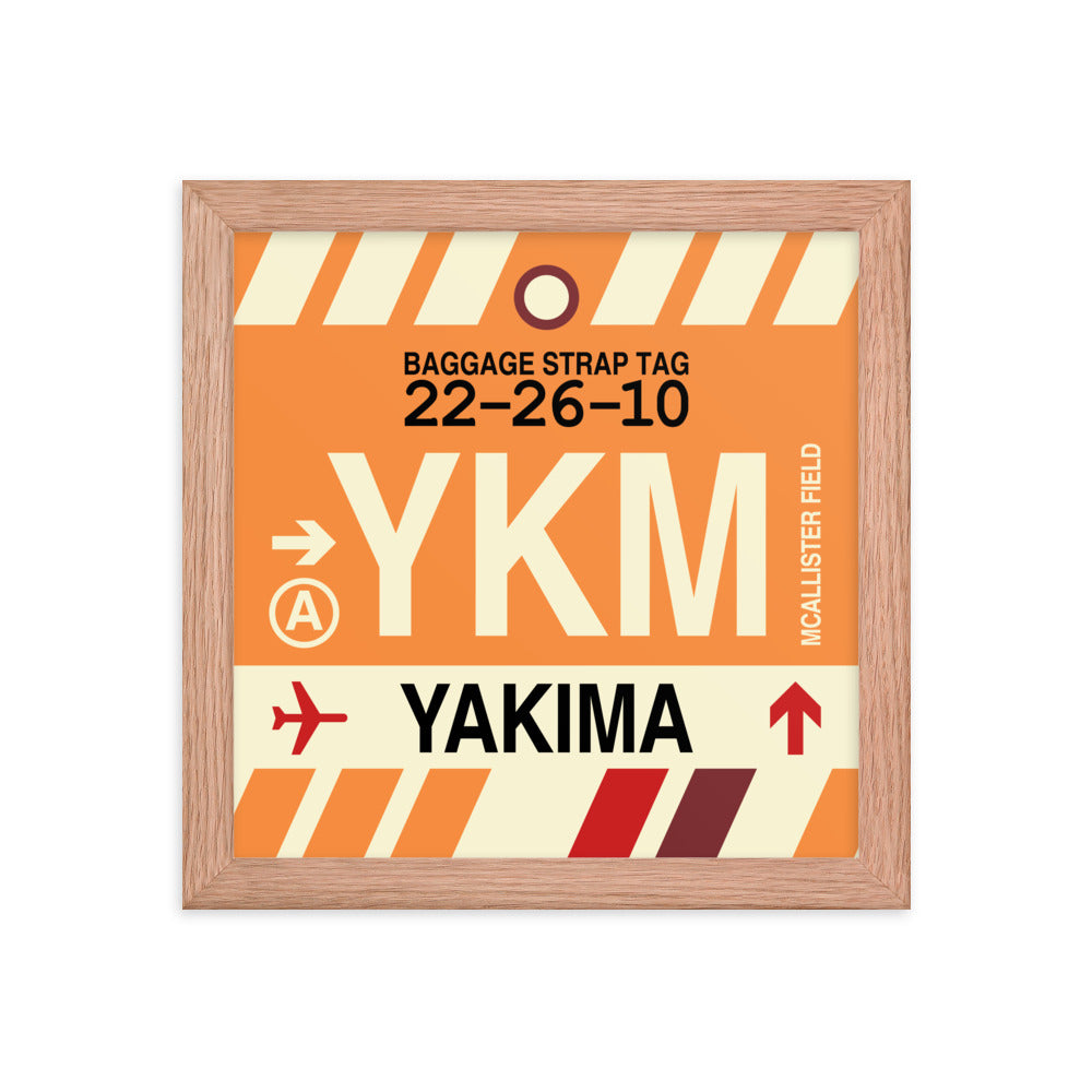 Travel-Themed Framed Print • YKM Yakima • YHM Designs - Image 06