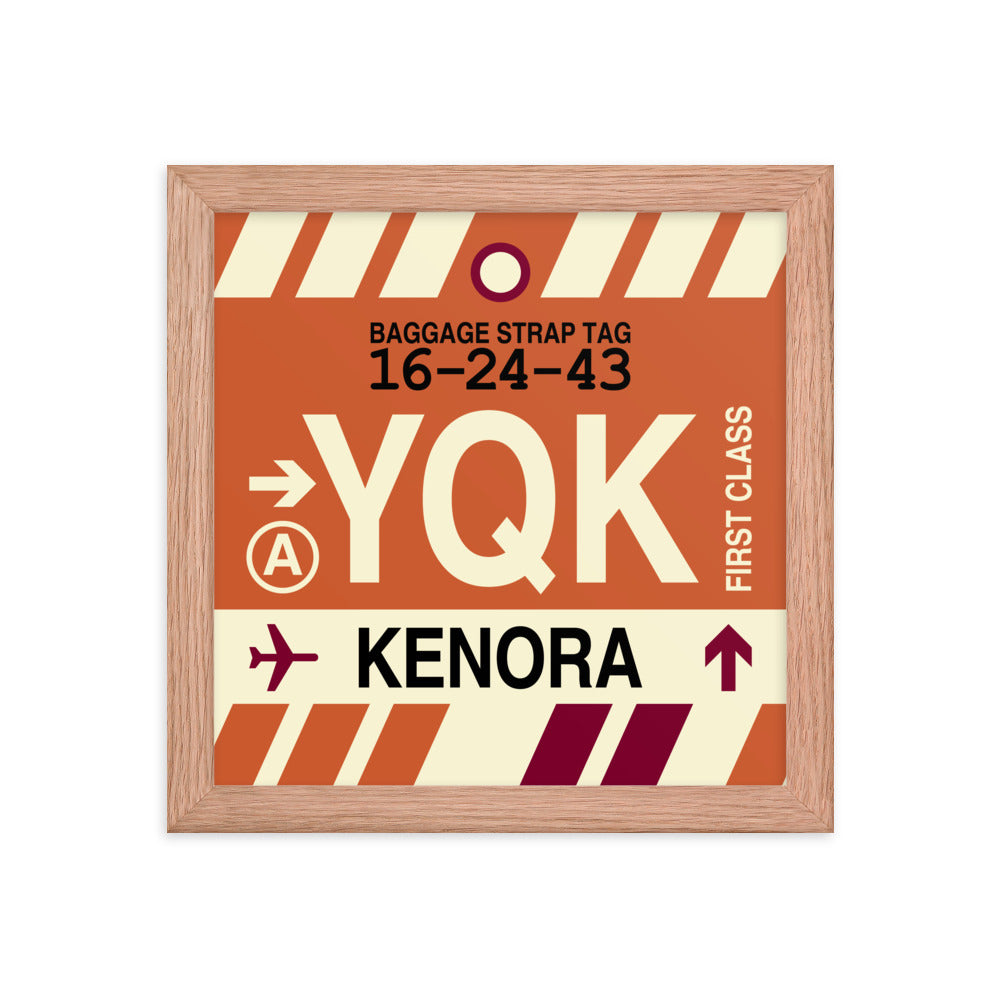 Travel-Themed Framed Print • YQK Kenora • YHM Designs - Image 06