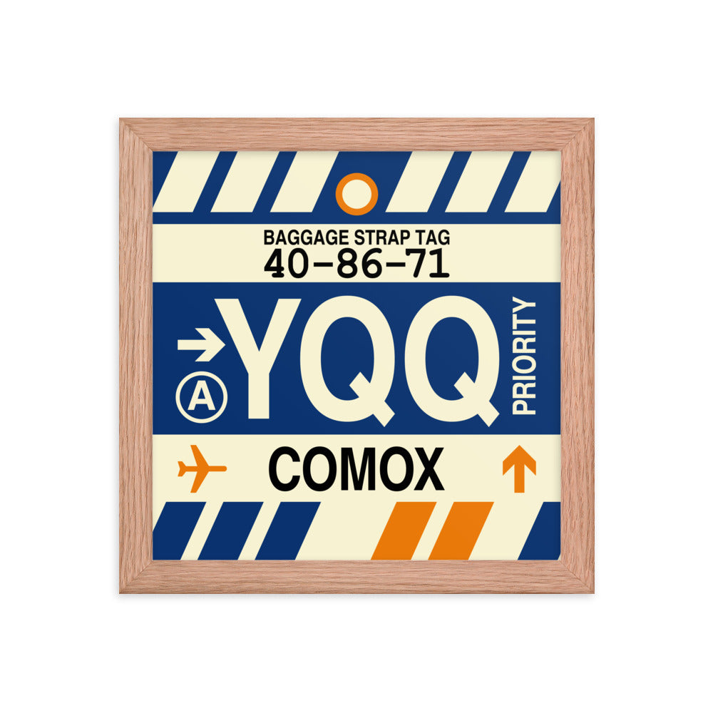 Travel-Themed Framed Print • YQQ Comox • YHM Designs - Image 06