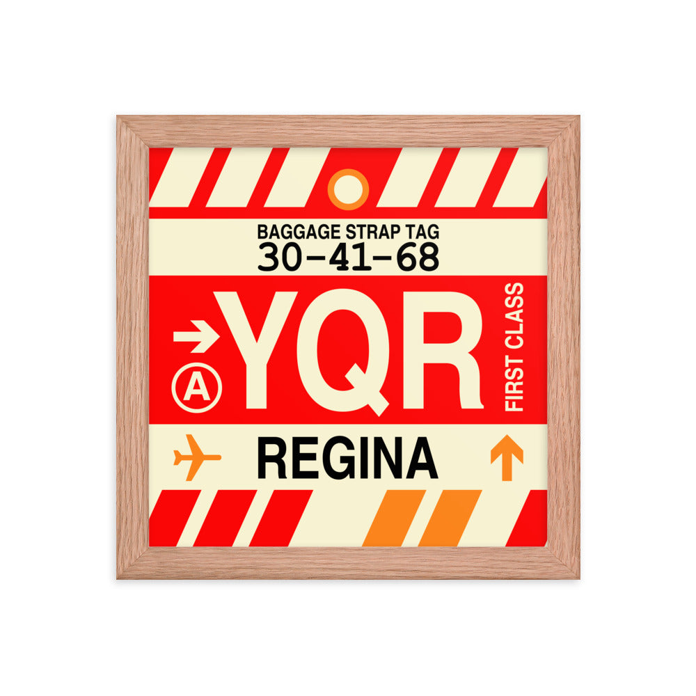 Travel-Themed Framed Print • YQR Regina • YHM Designs - Image 06