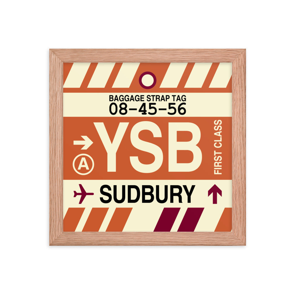 Travel-Themed Framed Print • YSB Sudbury • YHM Designs - Image 06