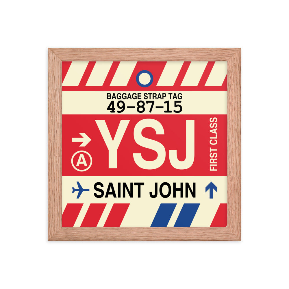 Travel-Themed Framed Print • YSJ Saint John • YHM Designs - Image 06