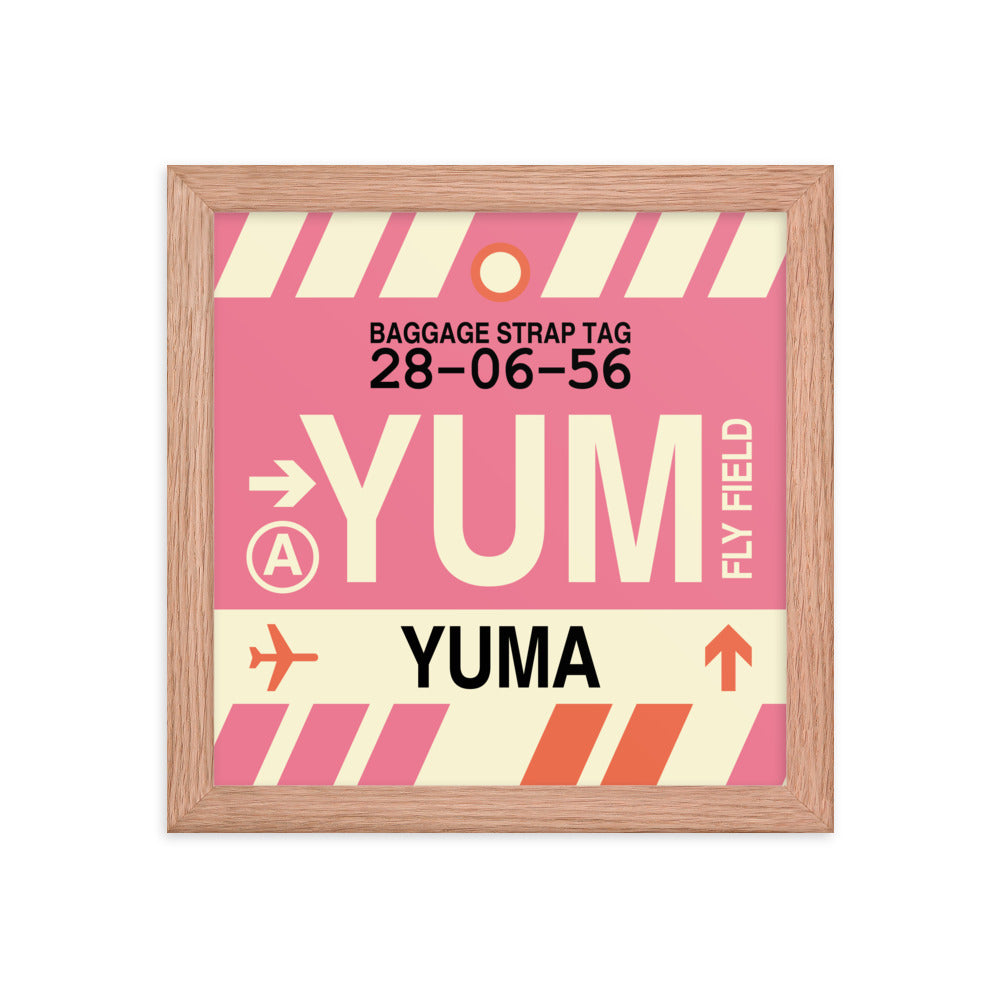 Travel-Themed Framed Print • YUM Yuma • YHM Designs - Image 06