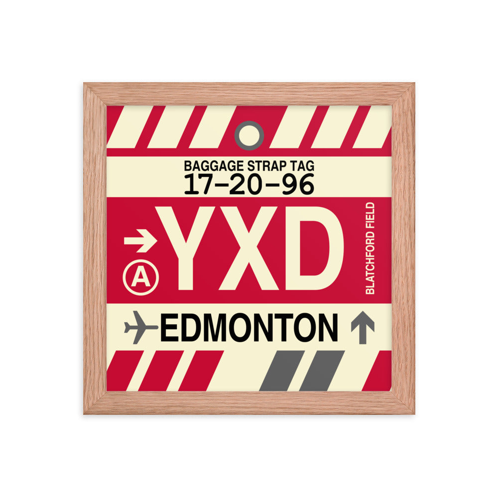 Travel-Themed Framed Print • YXD Edmonton • YHM Designs - Image 06