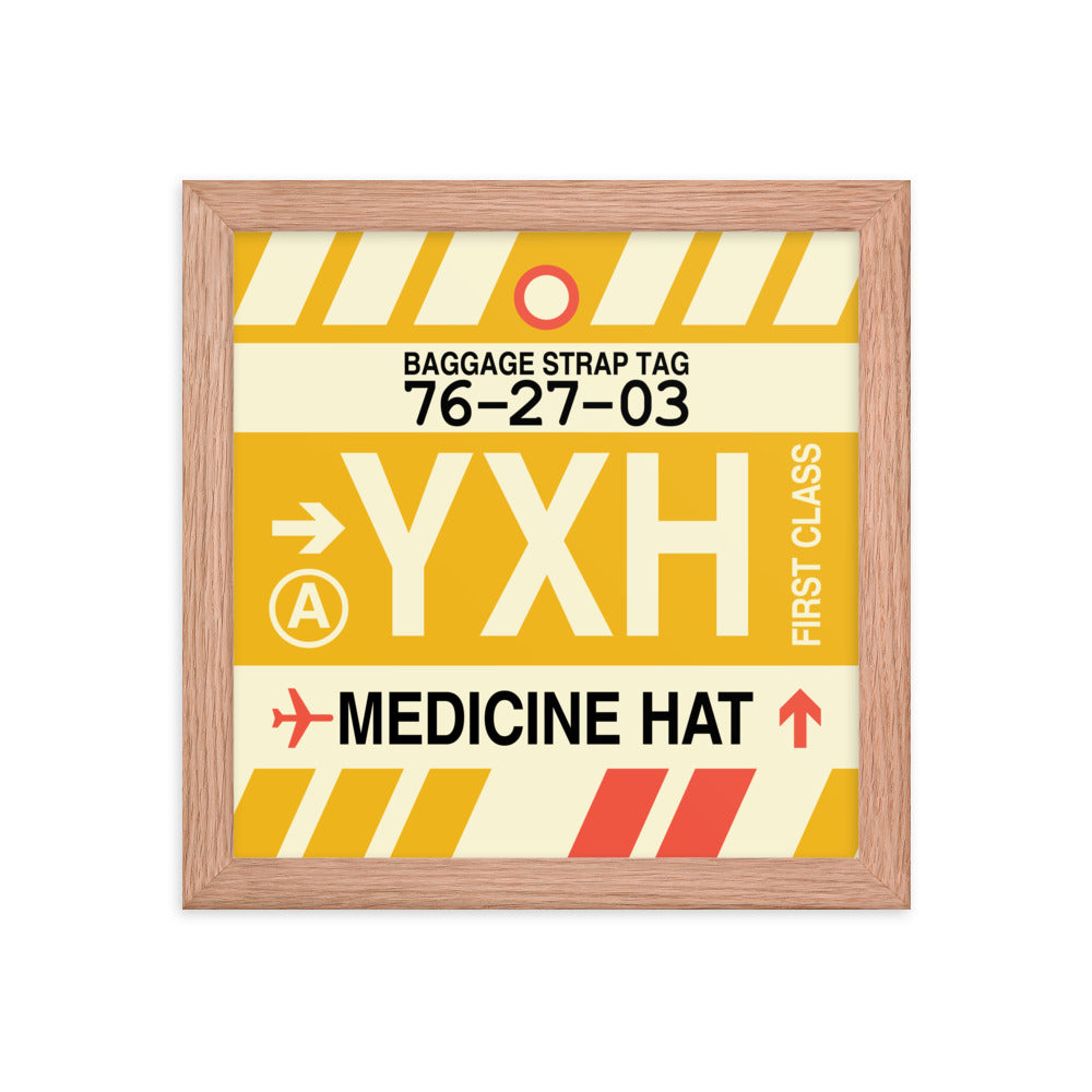 Travel-Themed Framed Print • YXH Medicine Hat • YHM Designs - Image 06