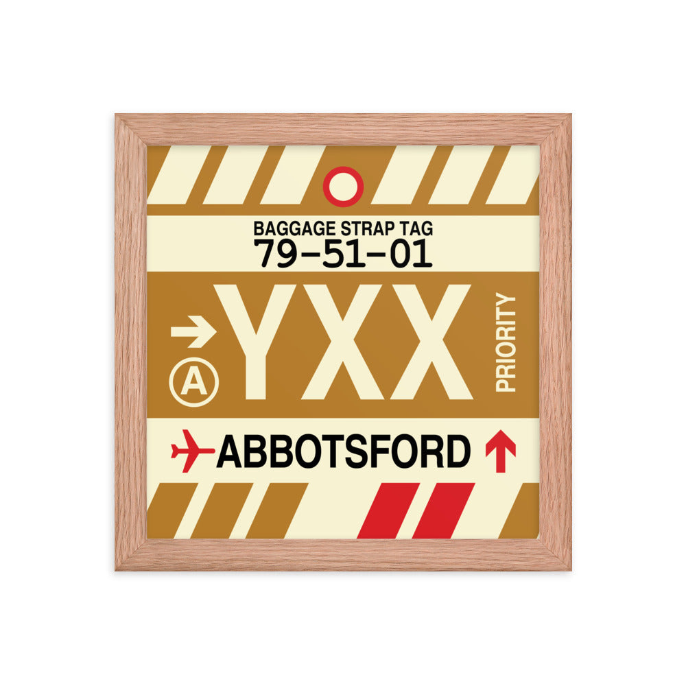 Travel-Themed Framed Print • YXX Abbotsford • YHM Designs - Image 06