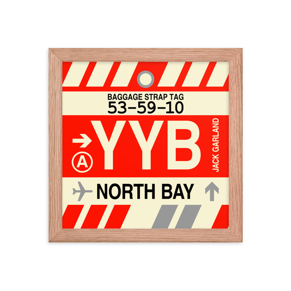 Travel-Themed Framed Print • YYB North Bay • YHM Designs - Image 06