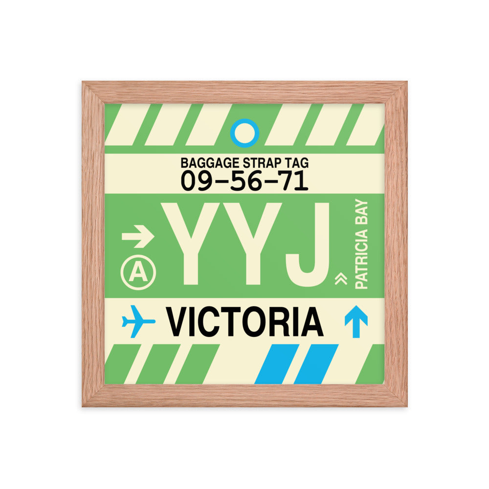 Travel-Themed Framed Print • YYJ Victoria • YHM Designs - Image 06