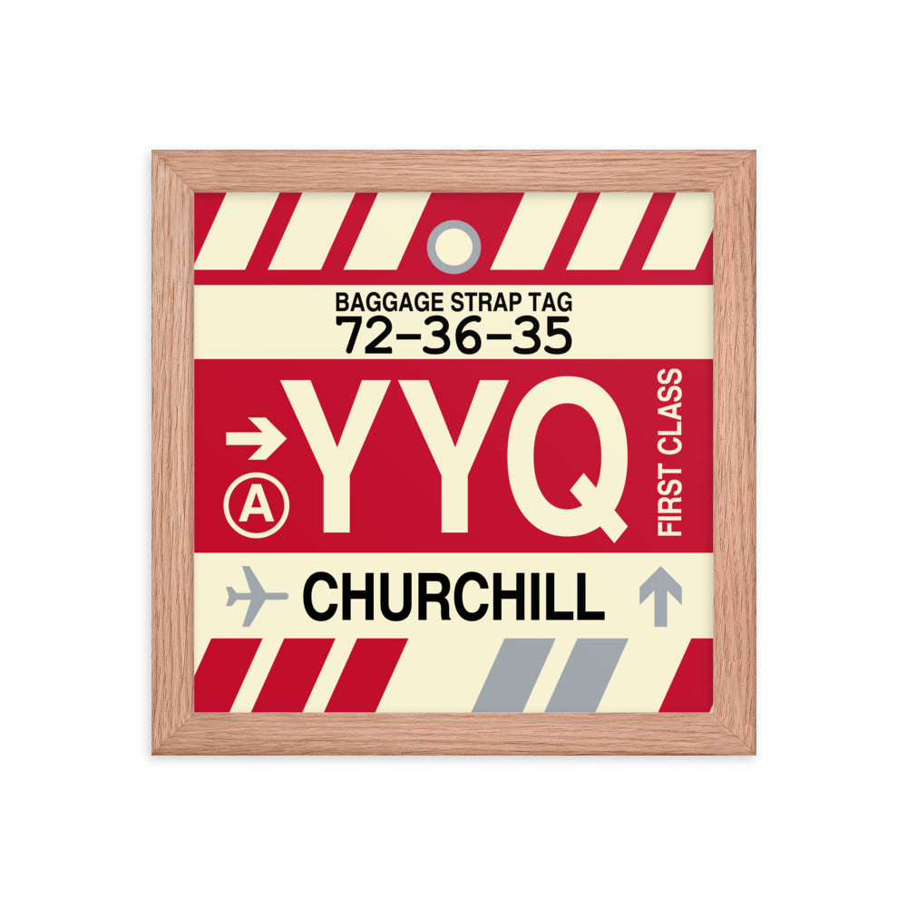 Travel-Themed Framed Print • YYQ Churchill • YHM Designs - Image 06