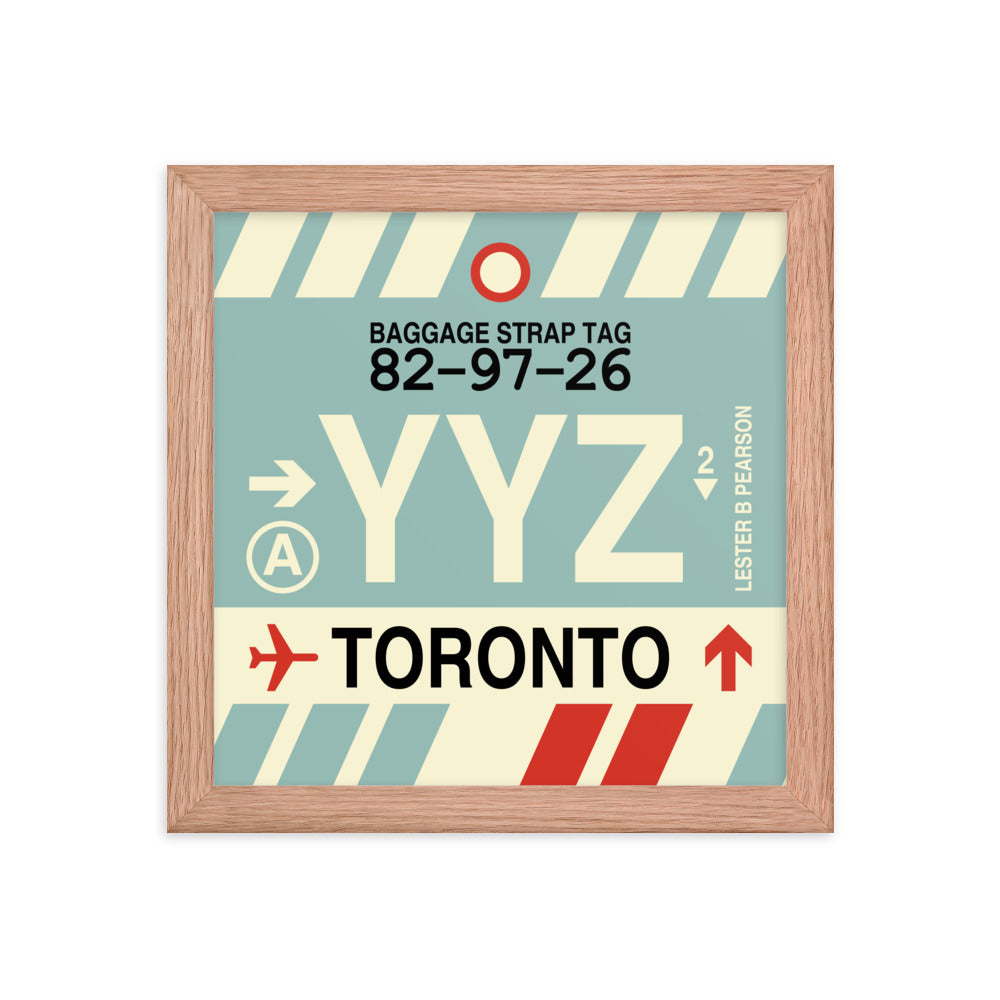 Travel-Themed Framed Print • YYZ Toronto • YHM Designs - Image 06