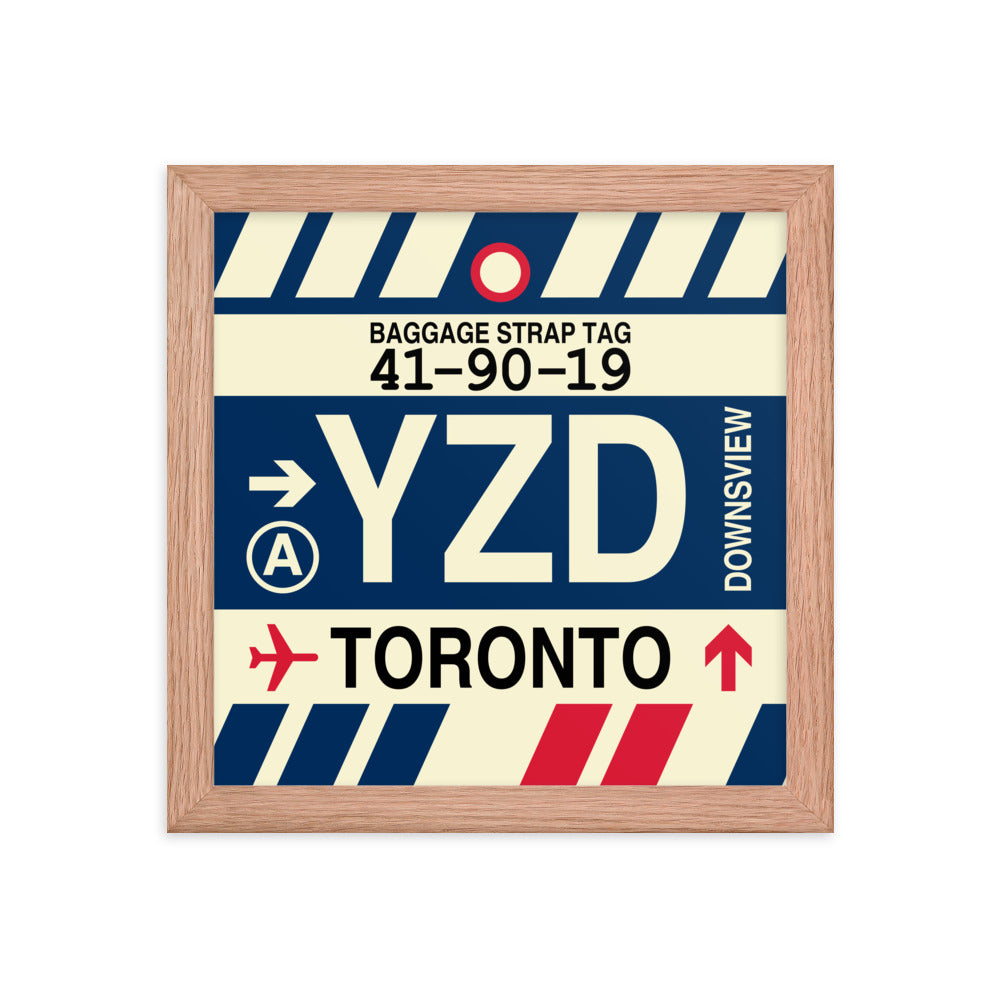 Travel-Themed Framed Print • YZD Toronto • YHM Designs - Image 06