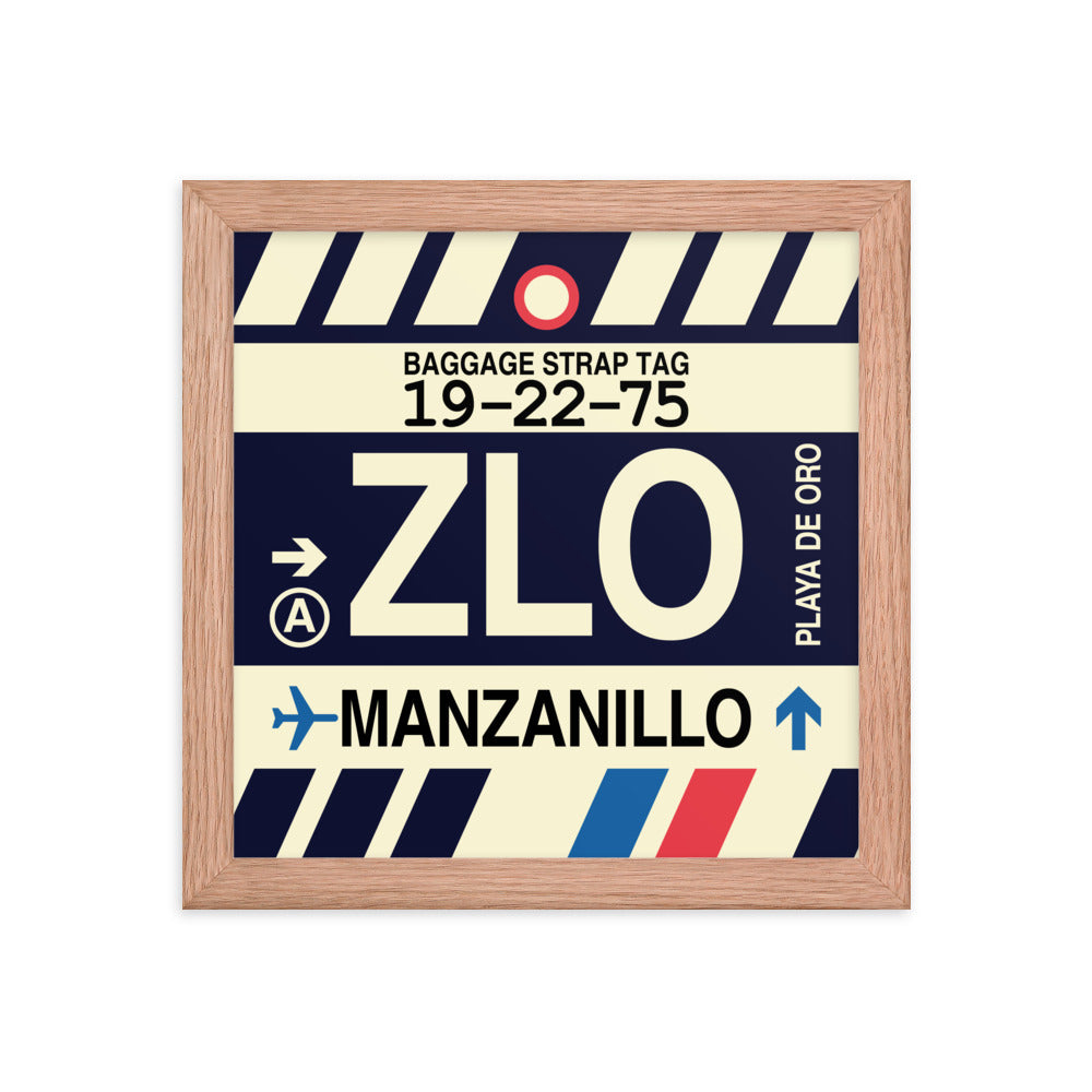 Travel-Themed Framed Print • ZLO Manzanillo • YHM Designs - Image 06