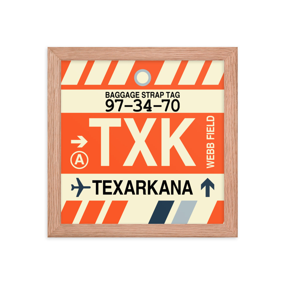 Travel-Themed Framed Print • TXK Texarkana • YHM Designs - Image 06