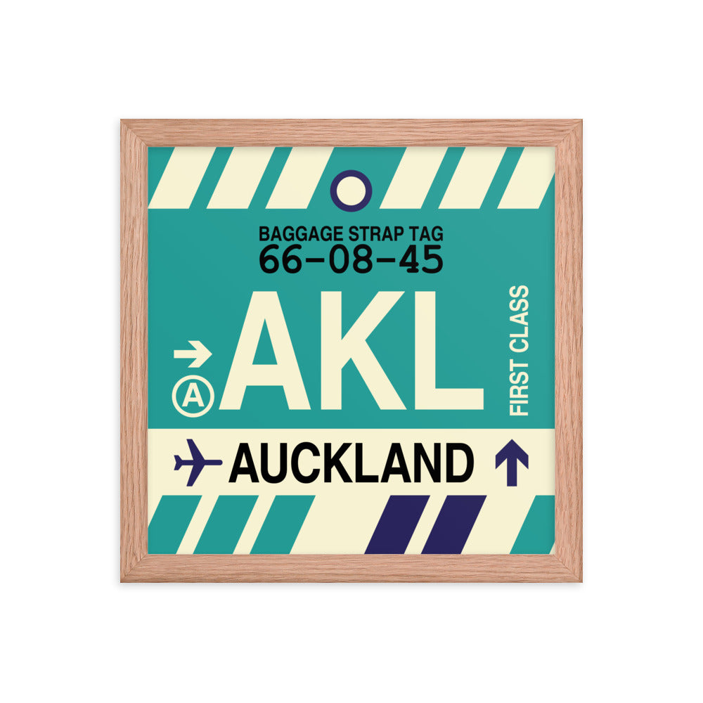 Travel-Themed Framed Print • AKL Auckland Souvenir • YHM Designs - Image 07