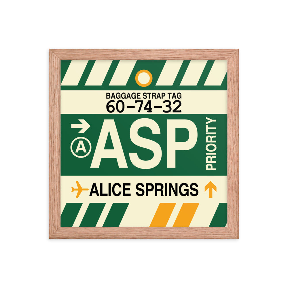 Travel-Themed Framed Print • ASP Alice Springs • YHM Designs - Image 07