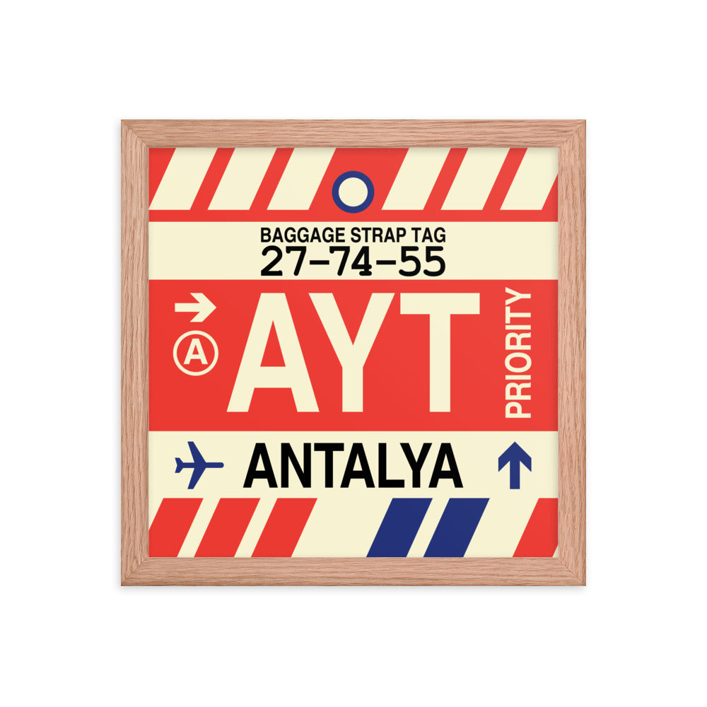 Travel-Themed Framed Print • AYT Antalya • YHM Designs - Image 07