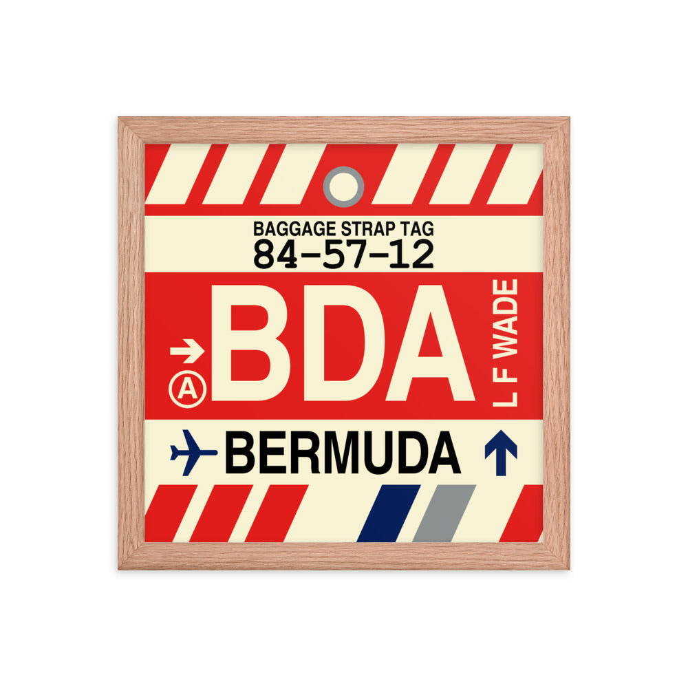 Travel-Themed Framed Print • BDA Bermuda • YHM Designs - Image 07