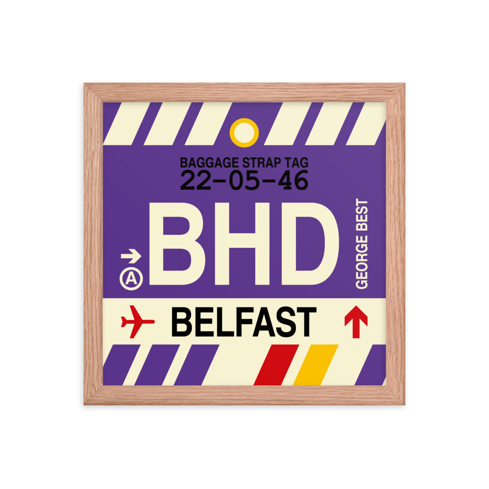 Travel-Themed Framed Print • BHD Belfast • YHM Designs - Image 07