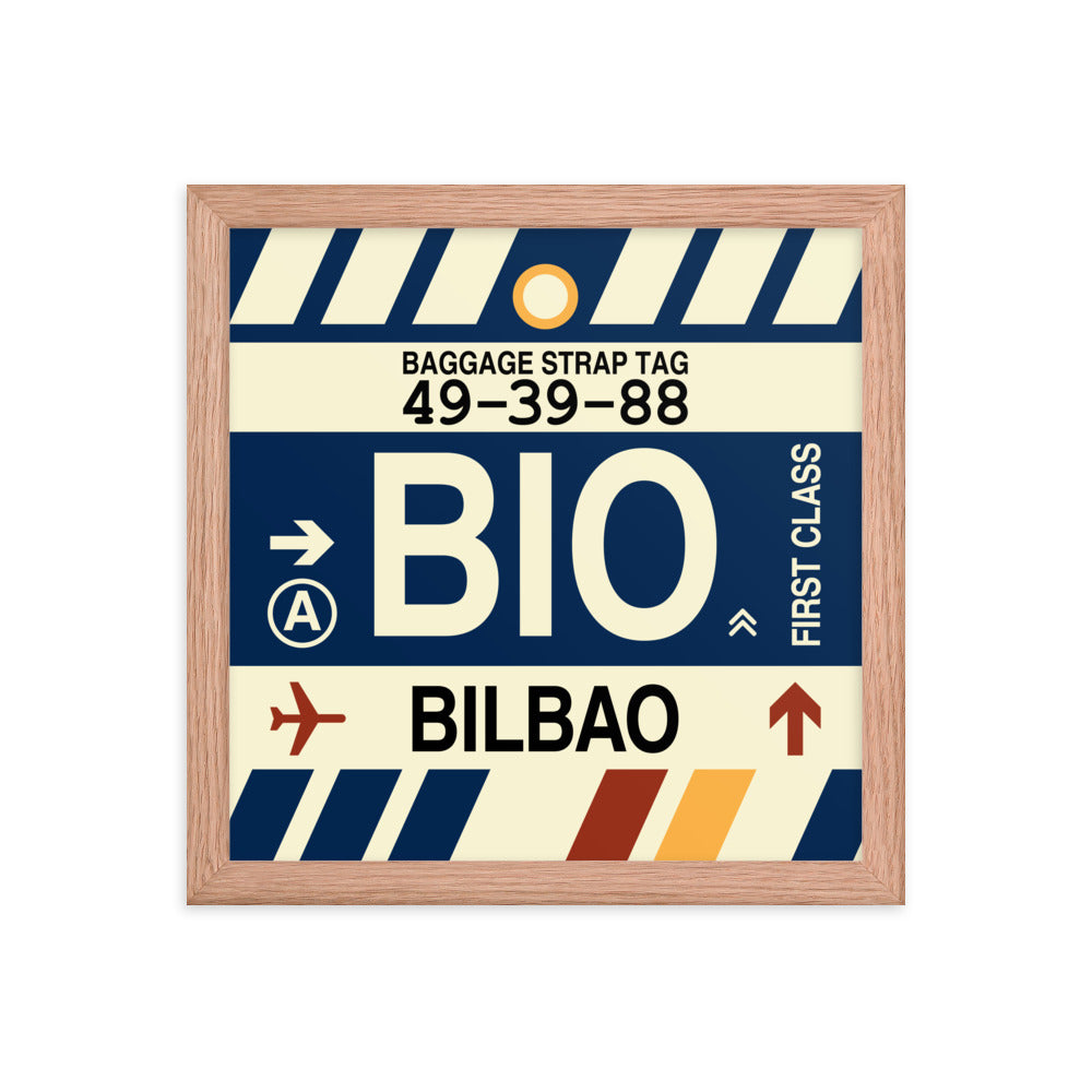 Travel-Themed Framed Print • BIO Bilbao • YHM Designs - Image 07