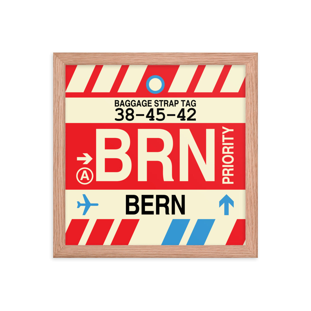 Travel-Themed Framed Print • BRN Bern • YHM Designs - Image 07