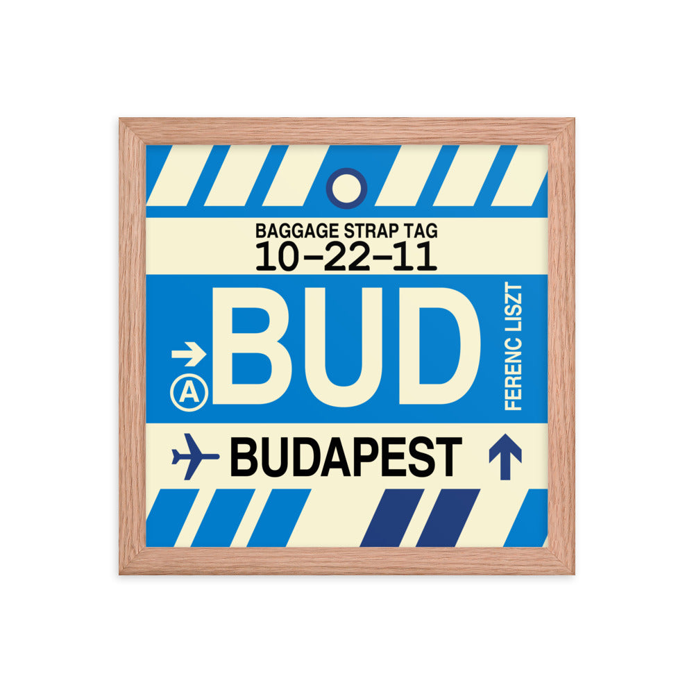 Travel-Themed Framed Print • BUD Budapest • YHM Designs - Image 07