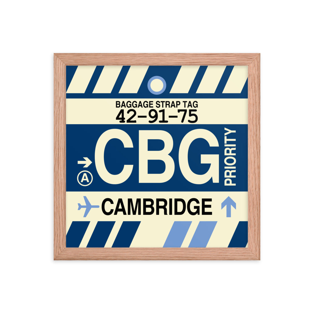 Travel-Themed Framed Print • CBG Cambridge • YHM Designs - Image 07