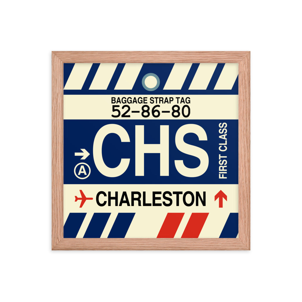 Travel-Themed Framed Print • CHS Charleston • YHM Designs - Image 07