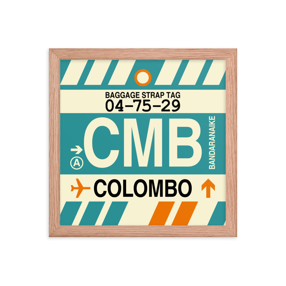 Travel-Themed Framed Print • CMB Colombo Souvenir • YHM Designs - Image 07