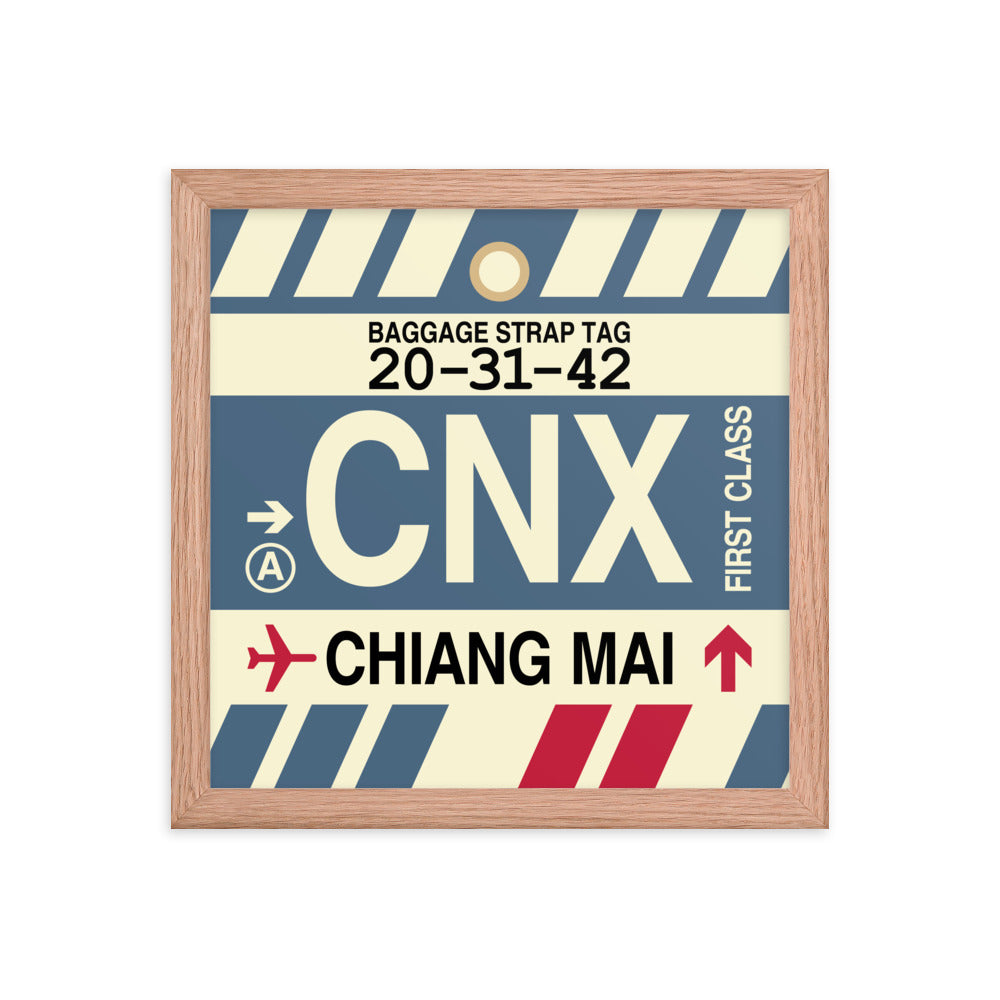 Travel-Themed Framed Print • CNX Chiang Mai Souvenir • YHM Designs - Image 07