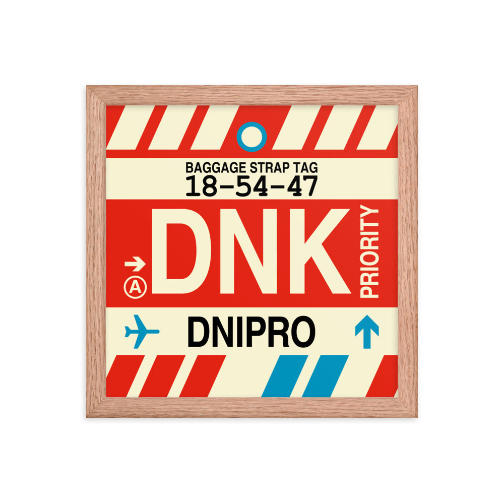 Travel-Themed Framed Print • DNK Dnipro Souvenir • YHM Designs - Image 07