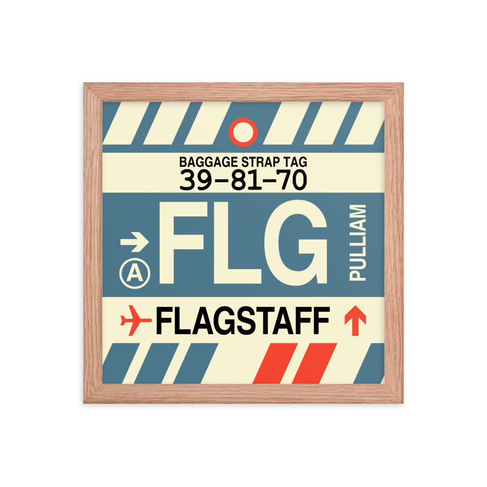 Travel-Themed Framed Print • FLG Flagstaff • YHM Designs - Image 07