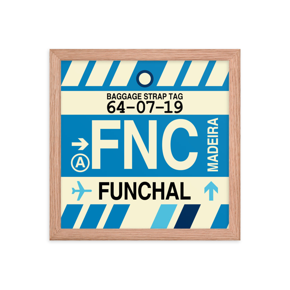 Travel-Themed Framed Print • FNC Funchal Souvenir • YHM Designs - Image 07