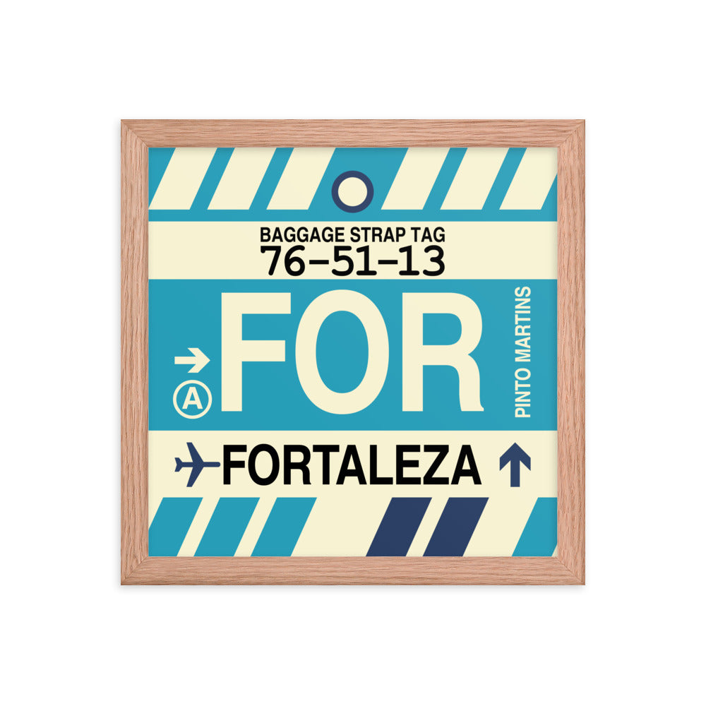 Travel-Themed Framed Print • FOR Fortaleza • YHM Designs - Image 07
