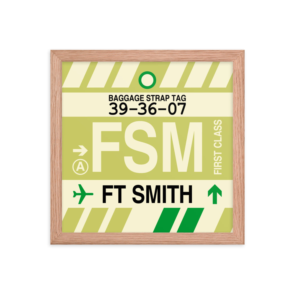 Travel-Themed Framed Print • FSM Fort Smith • YHM Designs - Image 07