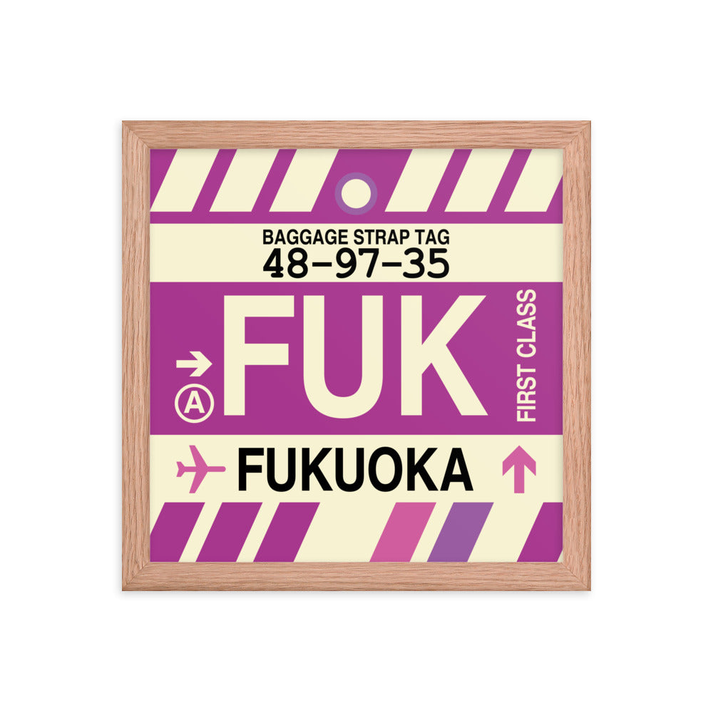 Travel-Themed Framed Print • FUK Fukuoka Souvenir • YHM Designs - Image 07