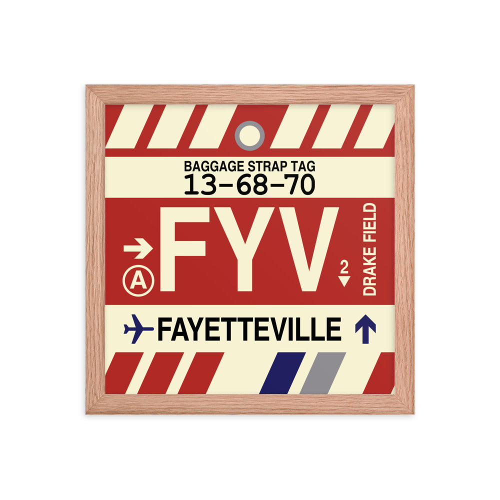 Travel-Themed Framed Print • FYV Fayetteville • YHM Designs - Image 07