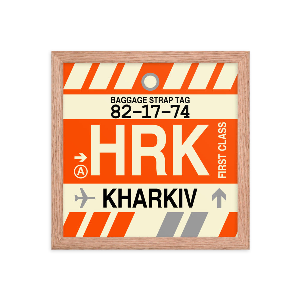 Travel-Themed Framed Print • HRK Kharkiv Souvenir • YHM Designs - Image 07