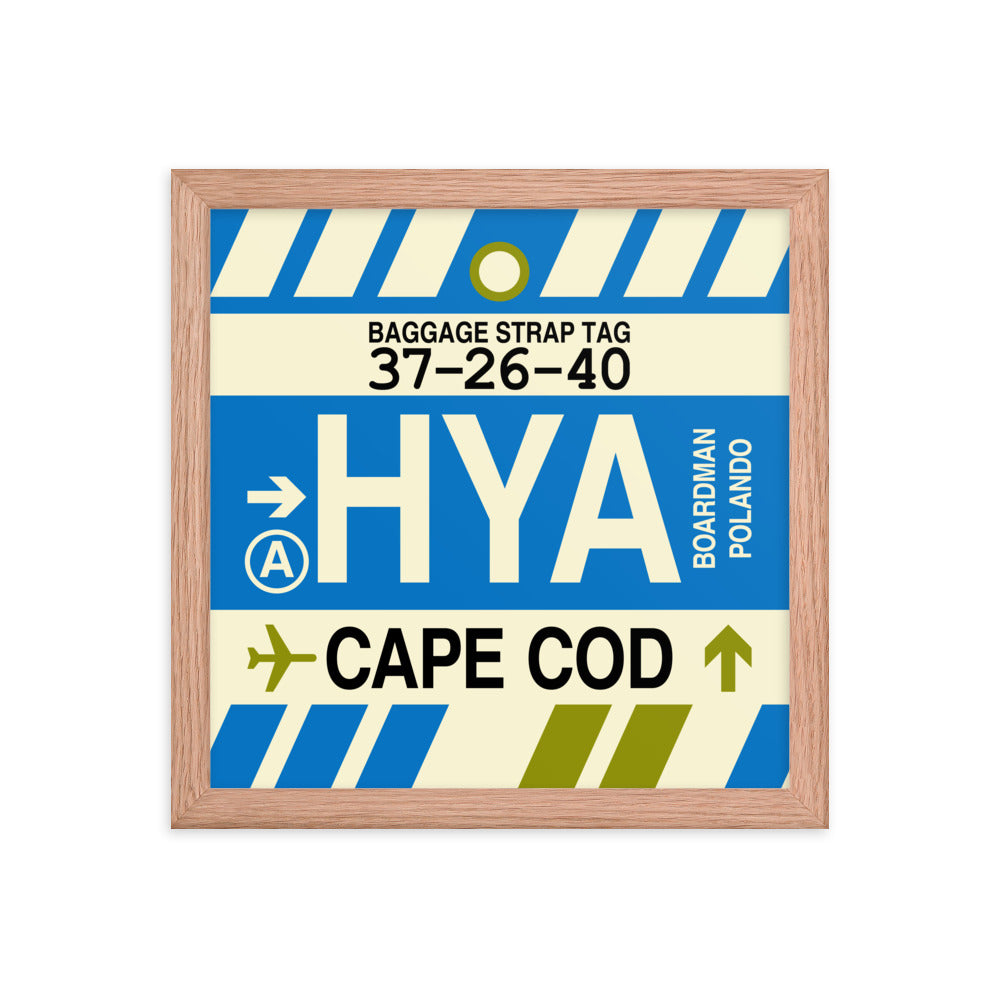 Travel-Themed Framed Print • HYA Cape Cod • YHM Designs - Image 07