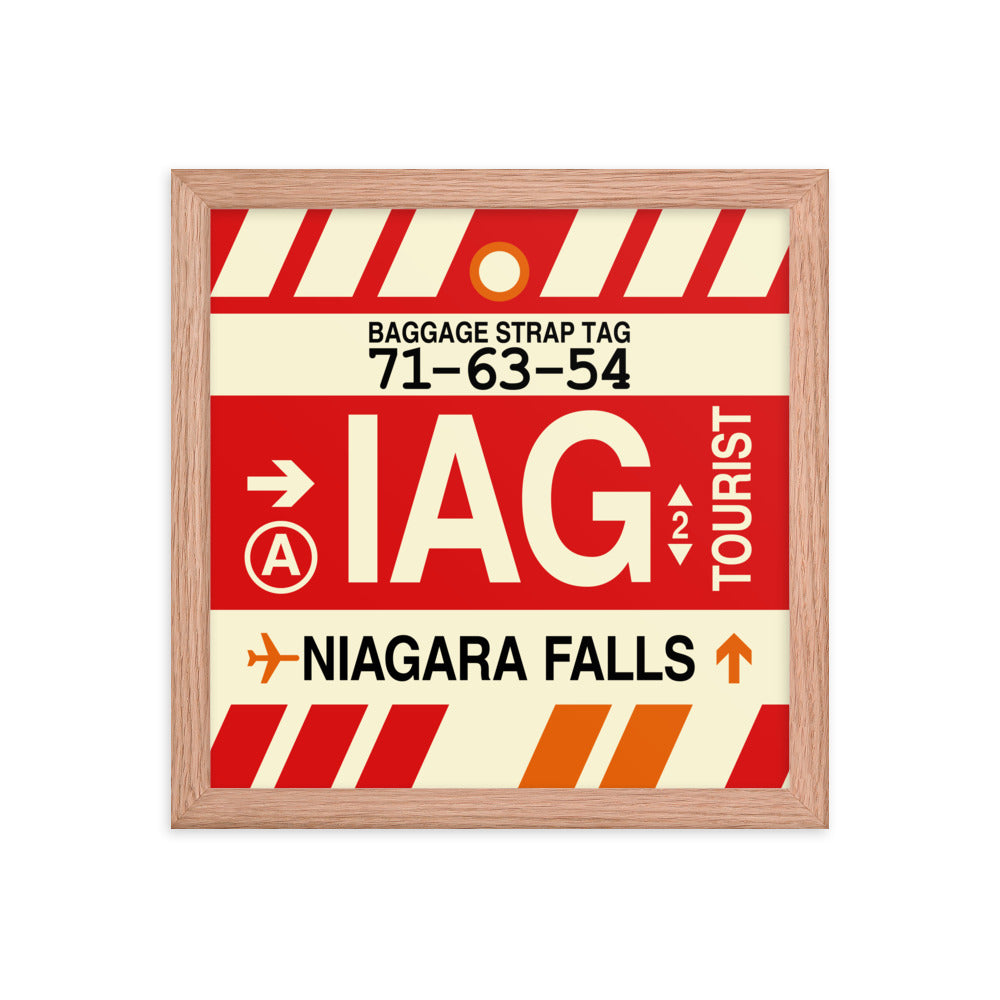 Travel-Themed Framed Print • IAG Niagara Falls • YHM Designs - Image 07