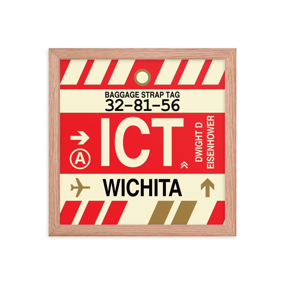 Travel-Themed Framed Print • ICT Wichita • YHM Designs - Image 07
