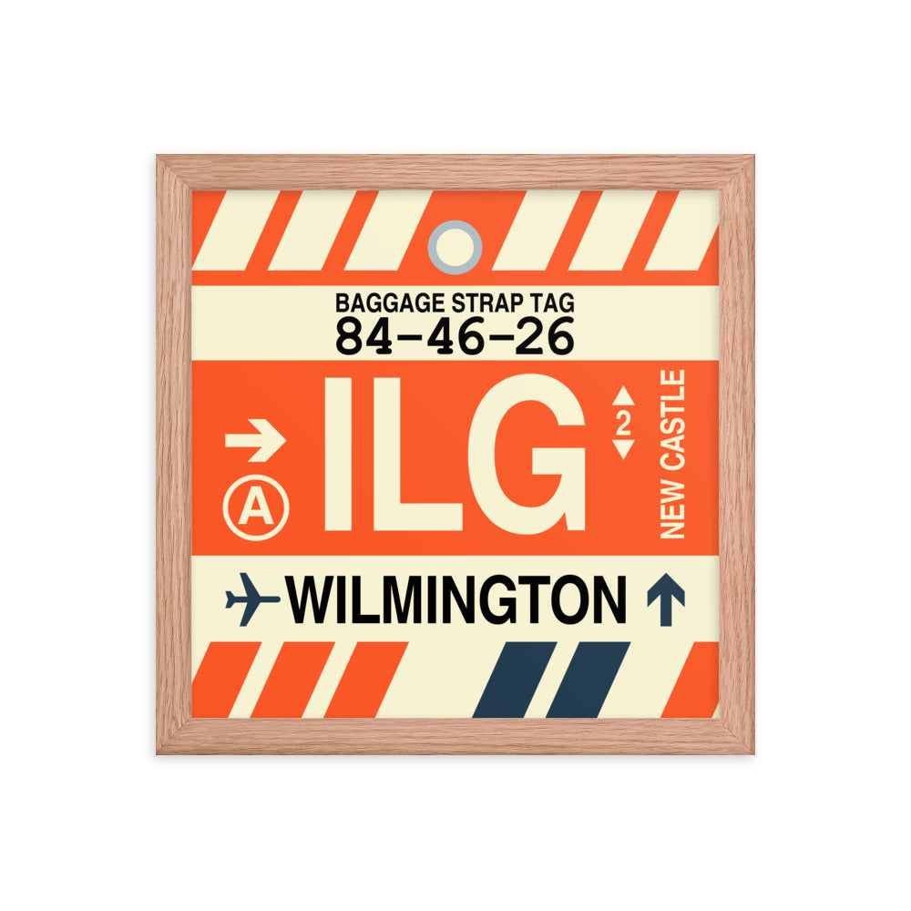 Travel-Themed Framed Print • ILG Wilmington Souvenir • YHM Designs - Image 07