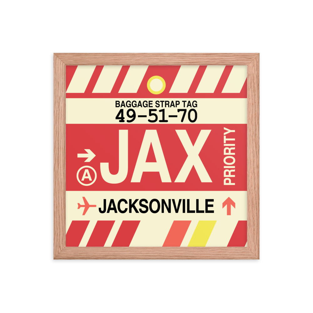 Travel-Themed Framed Print • JAX Jacksonville • YHM Designs - Image 07