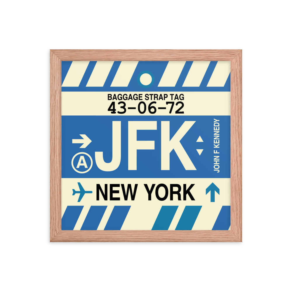 Travel-Themed Framed Print • JFK New York City • YHM Designs - Image 07