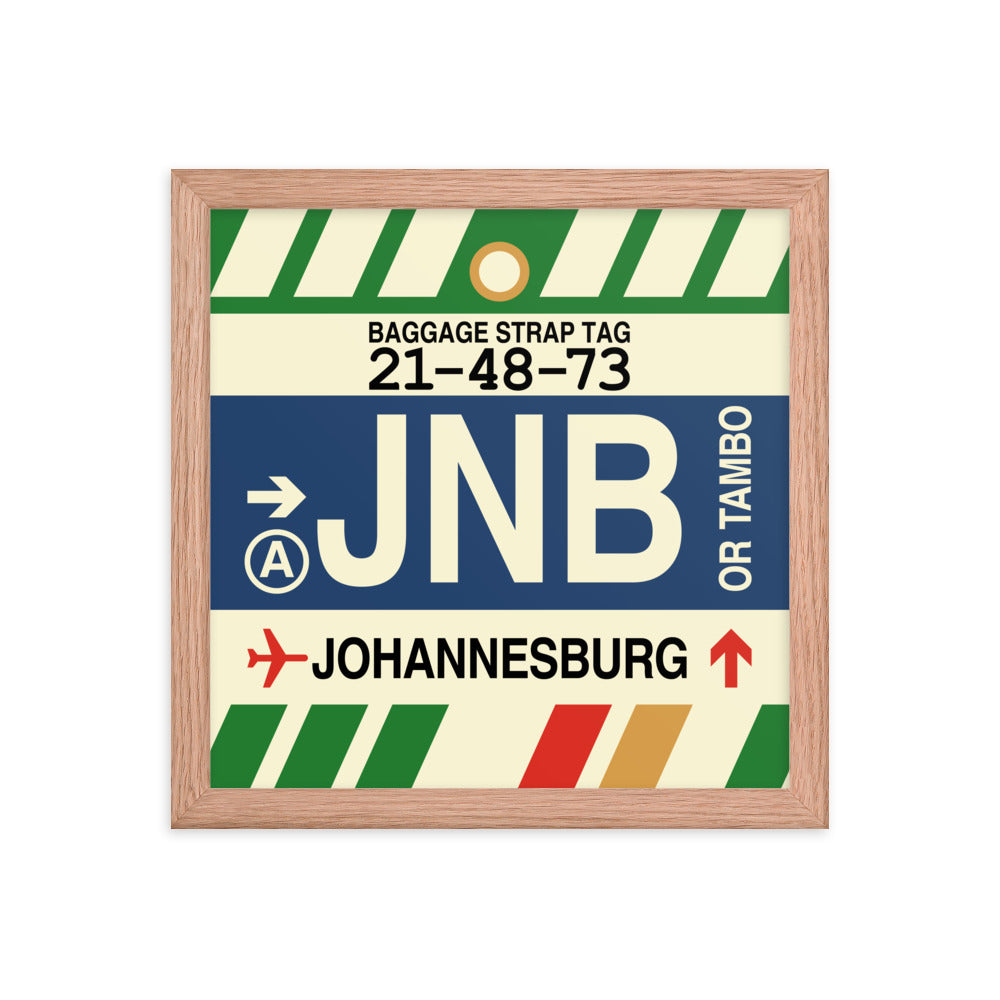 Travel-Themed Framed Print • JNB Johannesburg • YHM Designs - Image 07