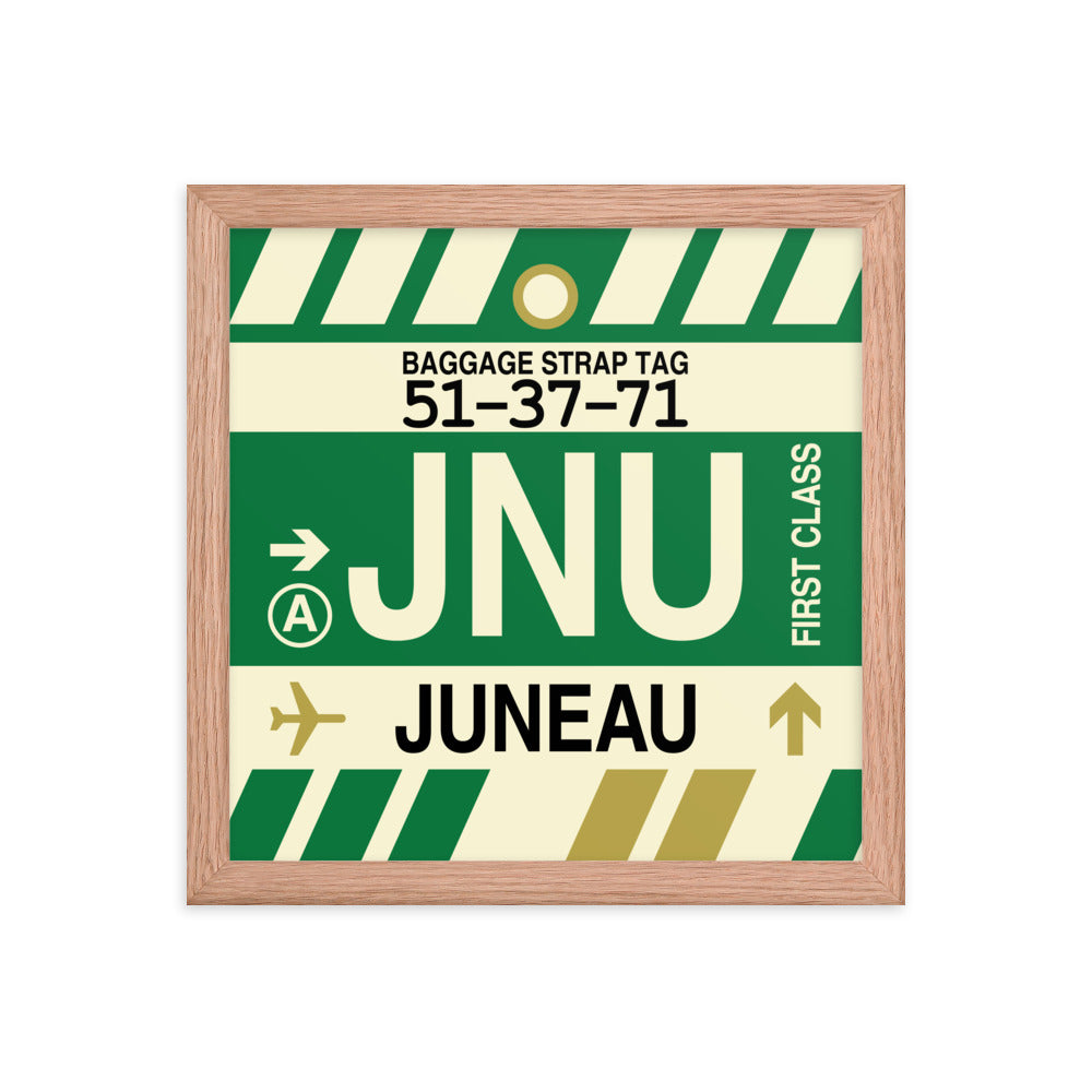 Travel-Themed Framed Print • JNU Juneau • YHM Designs - Image 07